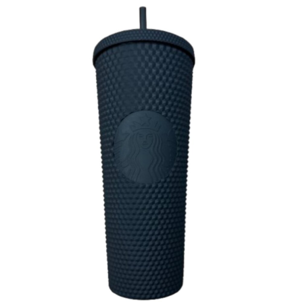 Starbucks Full Sized Cold Cup - Matte Black Spikes